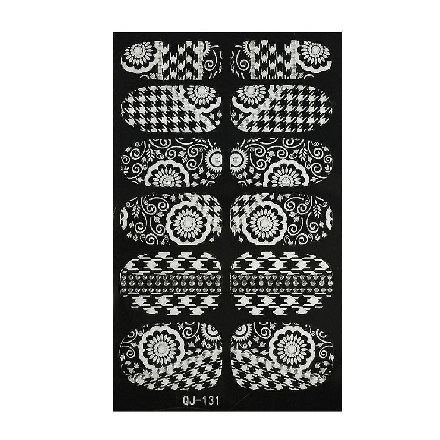 Wrapables Fashion Nail Art Nail Foils Nail Strips Nail Wraps, Bohemian Swirl