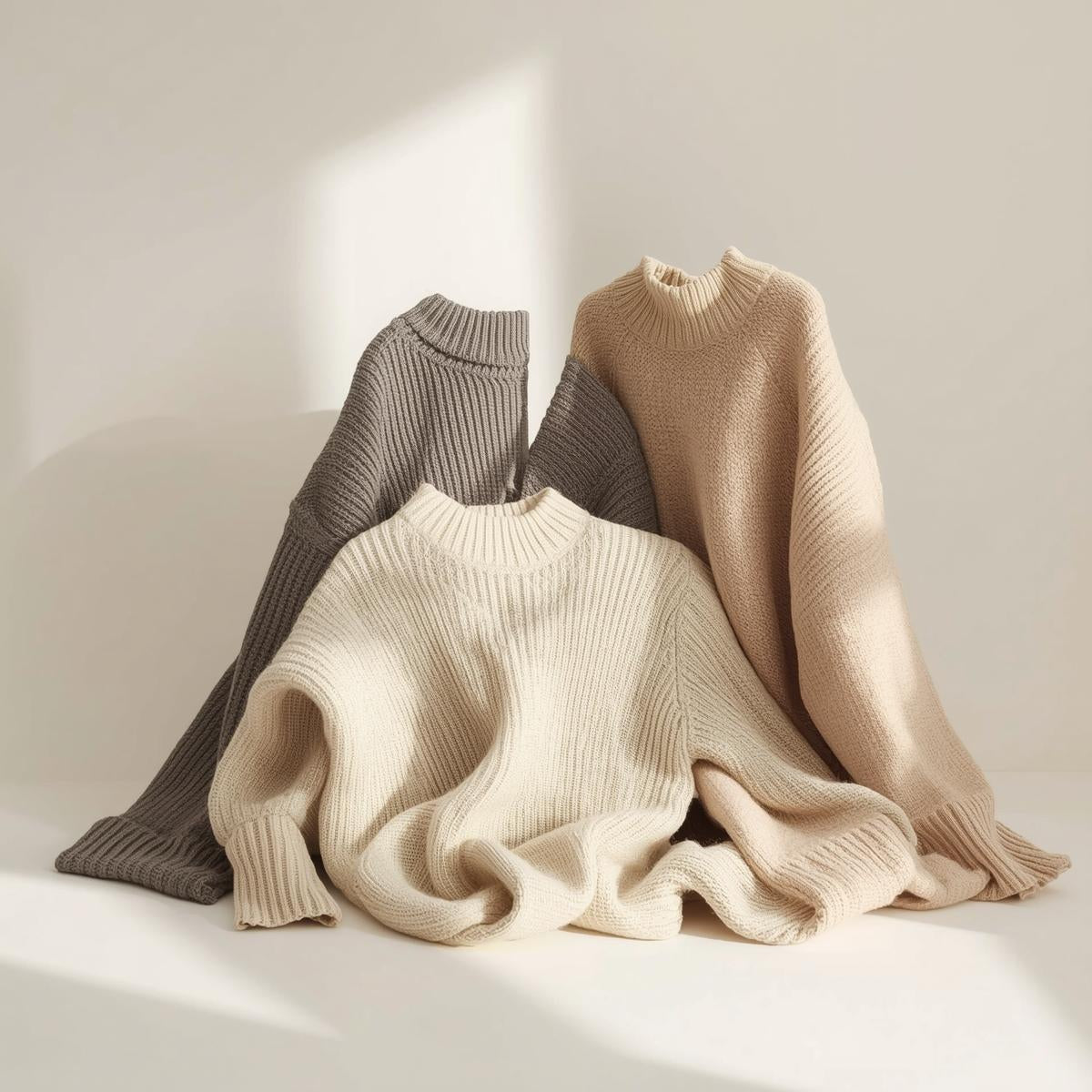 Sweaters in clothing tops