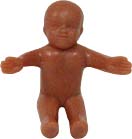 Mardi Gras King Cake Babies, 1-1/4", Choose Skin-tone and Count