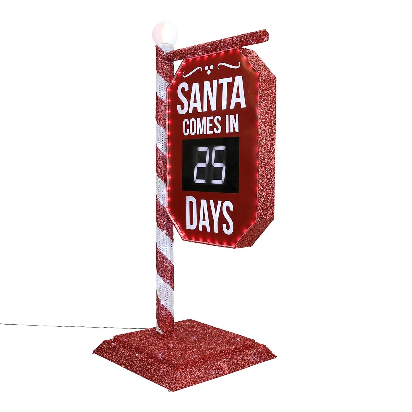 Member's Mark 5' Pre-Lit Santa Countdown Calendar | USA Decoration®