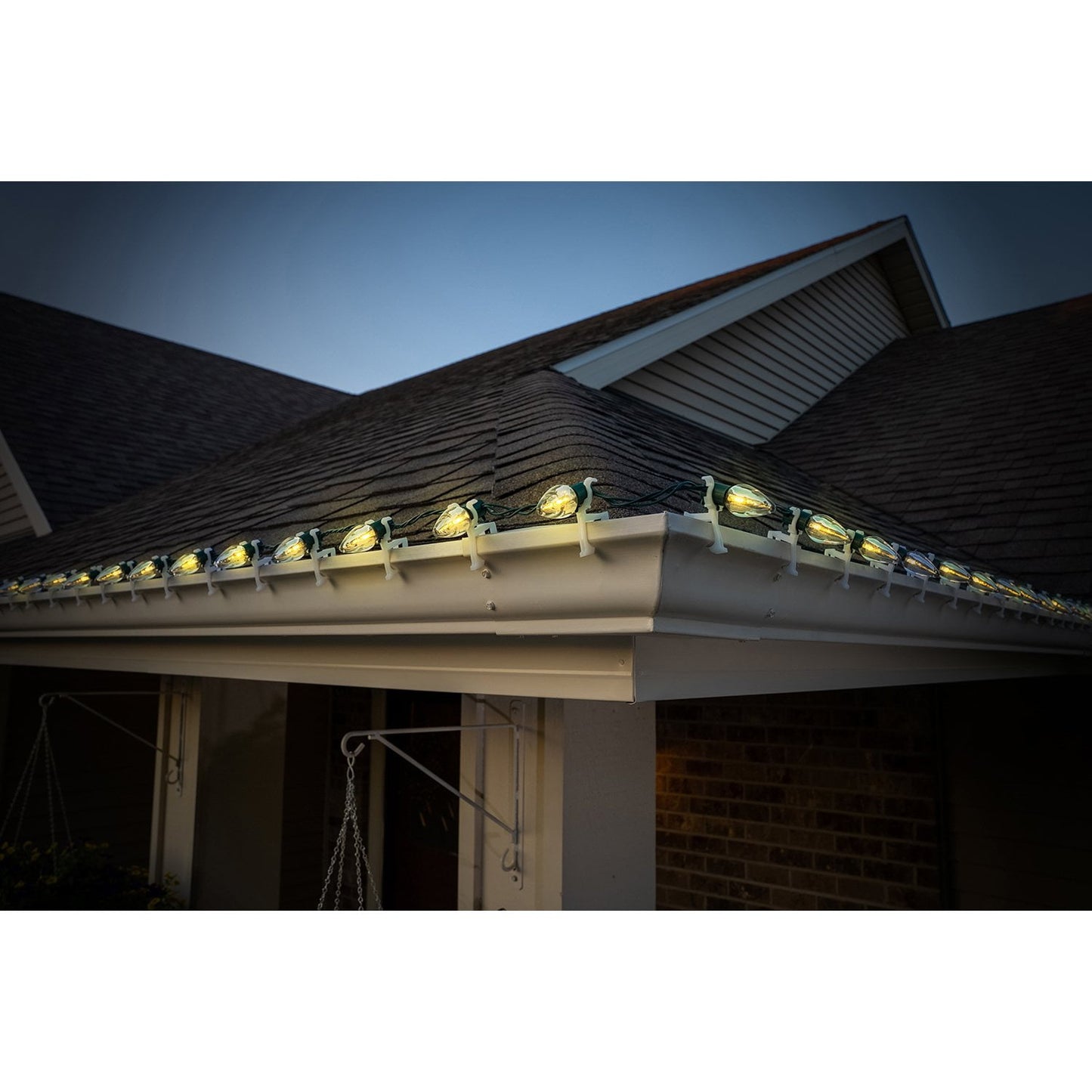 Member's Mark 50ct Stayz-On LED C9 Lights, 21' Lighted Length | USA Decoration®