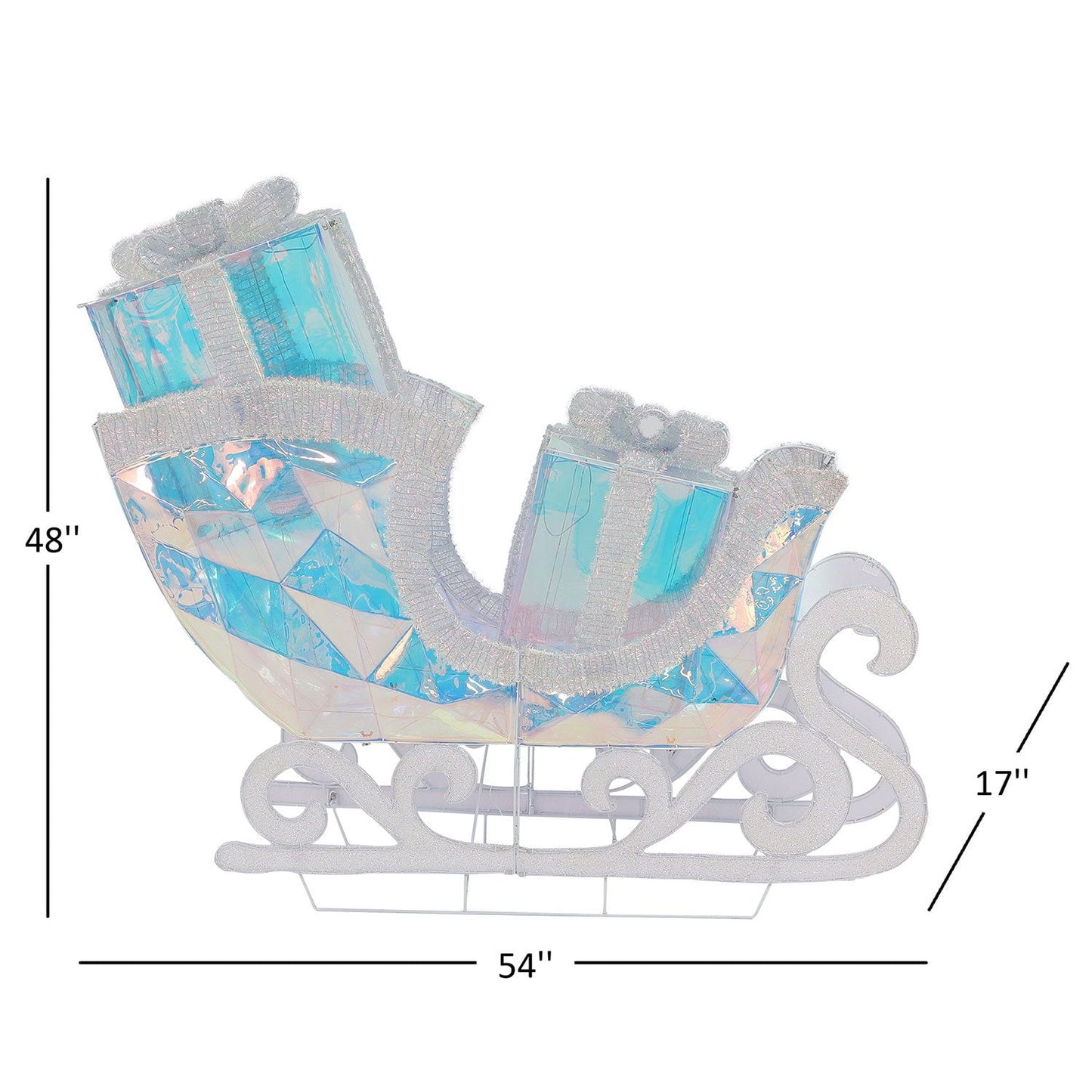 Member's Mark Pre-Lit Prismatic Sleigh | USA Decoration®