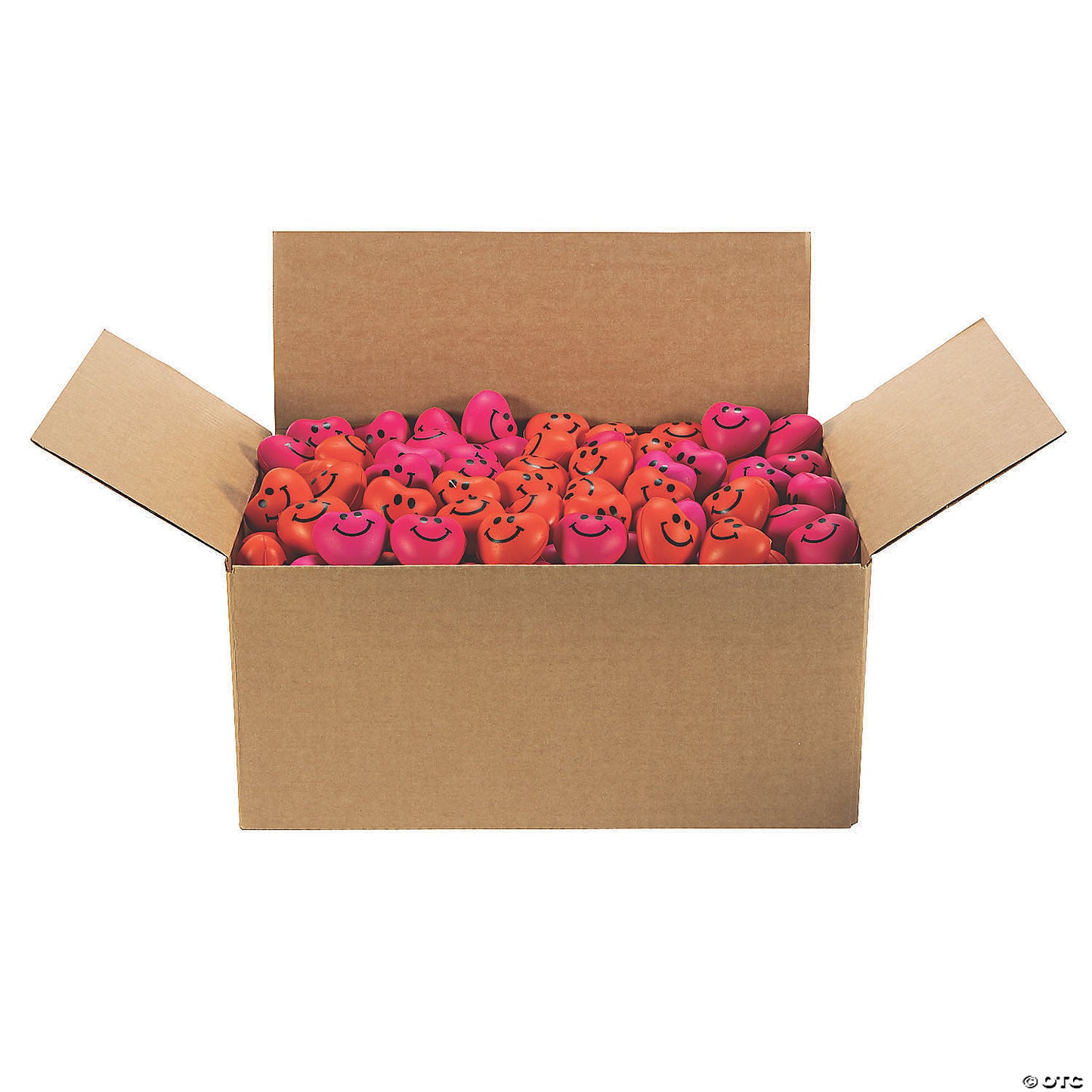 1 1/2" Bulk 144 Pc. Mini Valentine's Day Pink & Red Heart Stress Toys