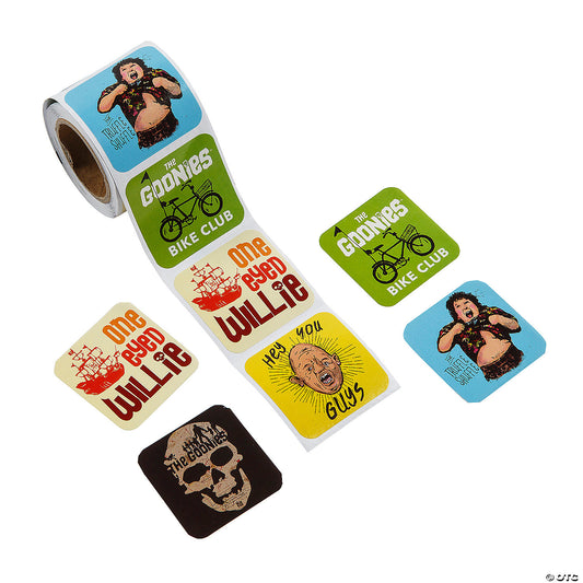 1 1/2" The Goonies™ Iconic Movie Moments Sticker Roll - 100 Pc.