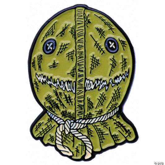 1 1/2" Trick ’r Treat Sam Burlap Face Full-Color Enamel Pin | USA Decoration®