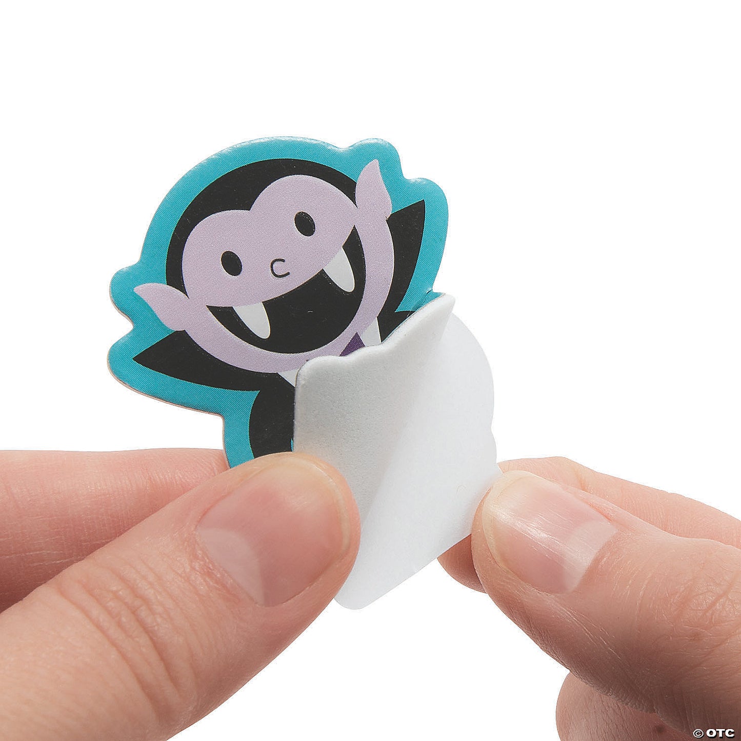 1" - 2" Bulk 72 Pc. Glow-in-the-Dark Halloween Self-Adhesive Foam Shapes | USA Decoration®