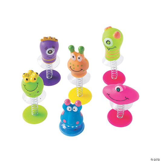 1 3/4" - 2 3/4" Bright Colors Monster Vinyl Pop-Ups - 12 Pc.