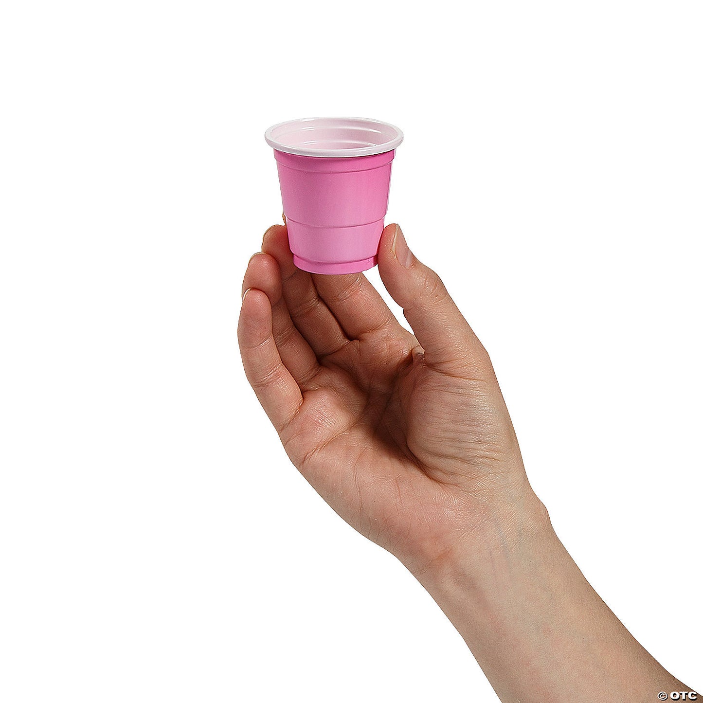 1.5 oz. Bulk 50 Ct. Pink Party Cup Disposable Plastic Shot Glasses