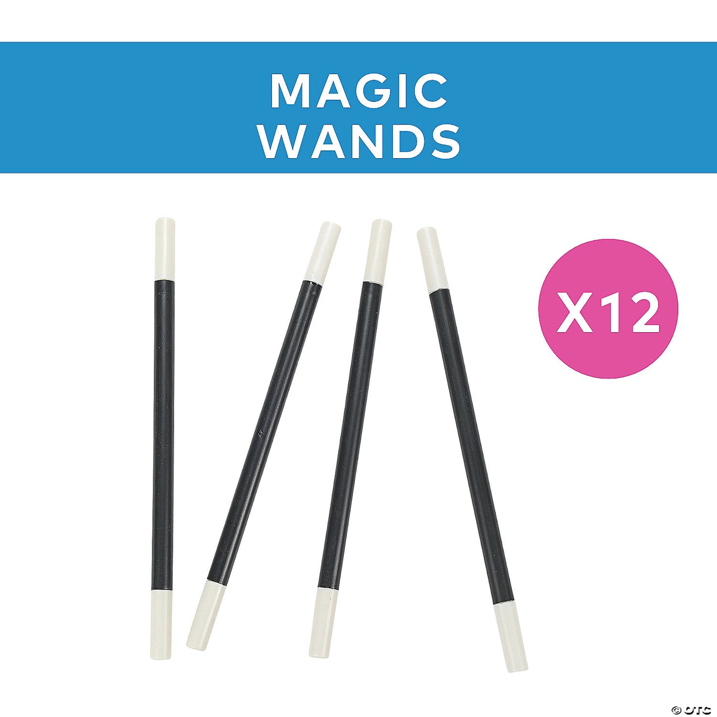 10 1/2" Classic Magician Plastic Magic Wands - 12 Pc. | USA Decoration®