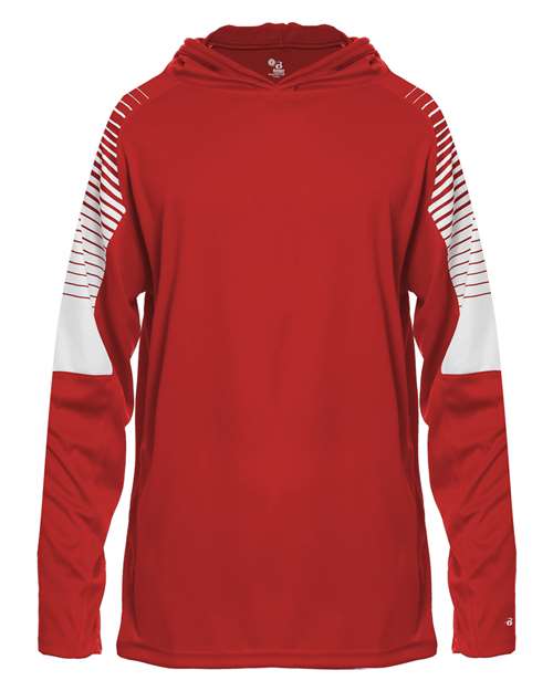 Youth Lineup Hooded Long Sleeve T-Shirt | USA Decoration
