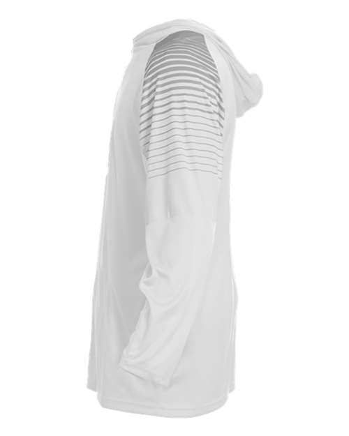 Youth Lineup Hooded Long Sleeve T-Shirt | USA Decoration