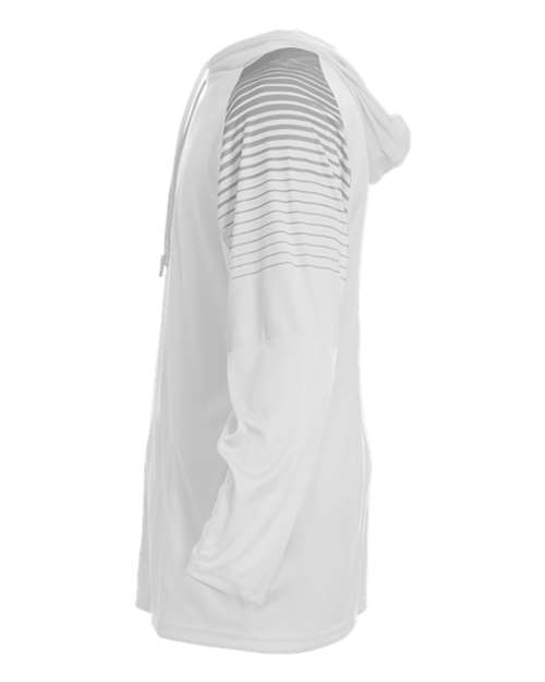 Lineup Hooded Long Sleeve T-Shirt | USA Decoration