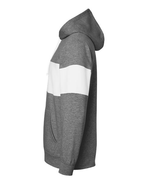 Classic Fleece Colorblocked Hooded Sweatshirt | USA Decoration