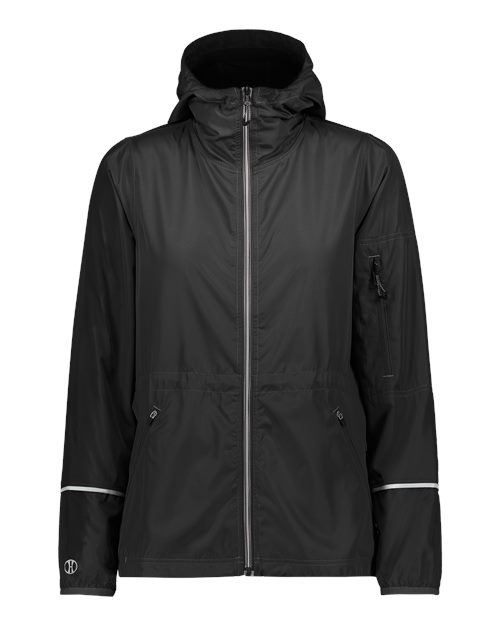 Women's Packable Hooded Jacket | USA Decoration