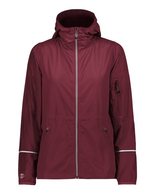 Women's Packable Hooded Jacket | USA Decoration