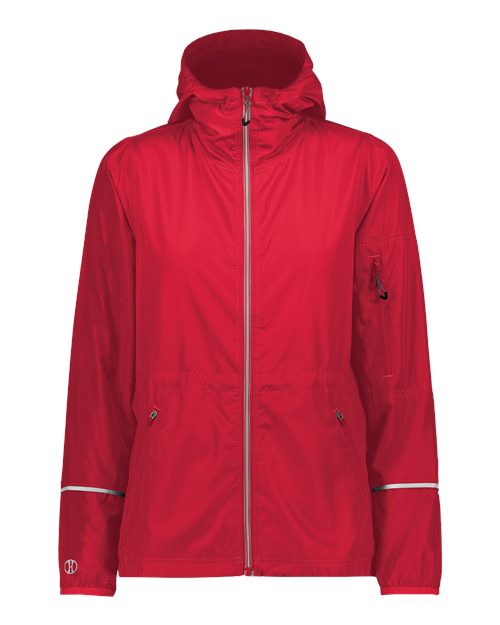 Women's Packable Hooded Jacket | USA Decoration