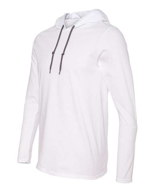 Softstyle® Lightweight Hooded Long Sleeve T-Shirt | USA Decoration