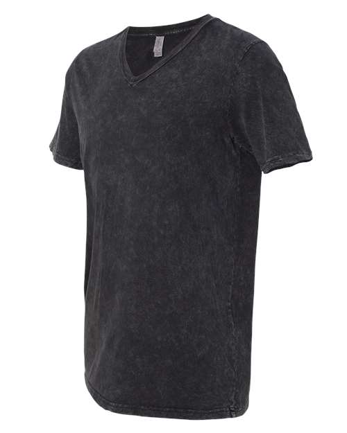 Textured Jersey V-Neck Tee | USA Decoration