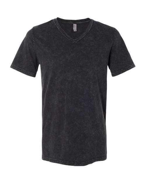 Textured Jersey V-Neck Tee | USA Decoration