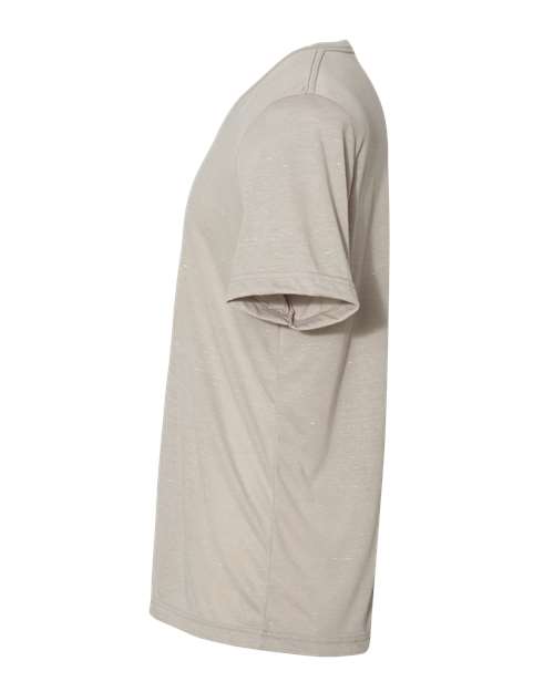 Textured Jersey V-Neck Tee | USA Decoration