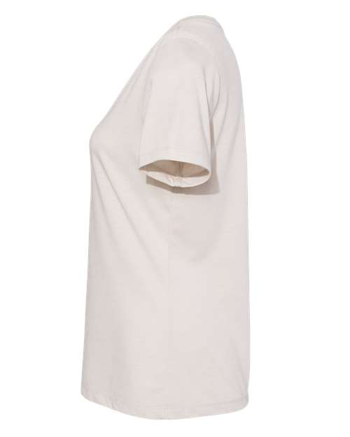 Women's Relaxed Heather CVC V-Neck Tee | USA Decoration