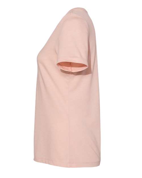 Women's Relaxed Heather CVC V-Neck Tee | USA Decoration