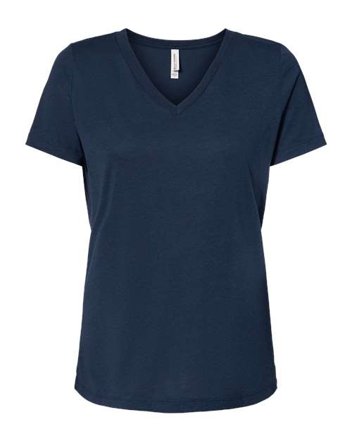 Women's Relaxed Triblend Short Sleeve V-Neck Tee | USA Decoration