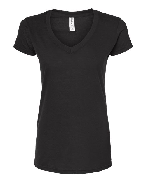 Women's Poly-Rich V-Neck T-Shirt | USA Decoration