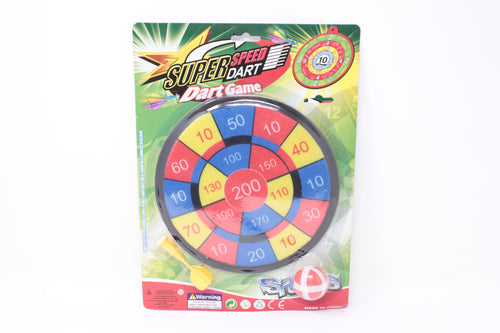 Dart Game w/ Velcro Ball and Plastic Dart