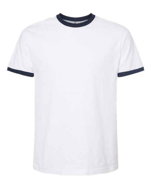 Fine Jersey Ringer T-Shirt | USA Decoration