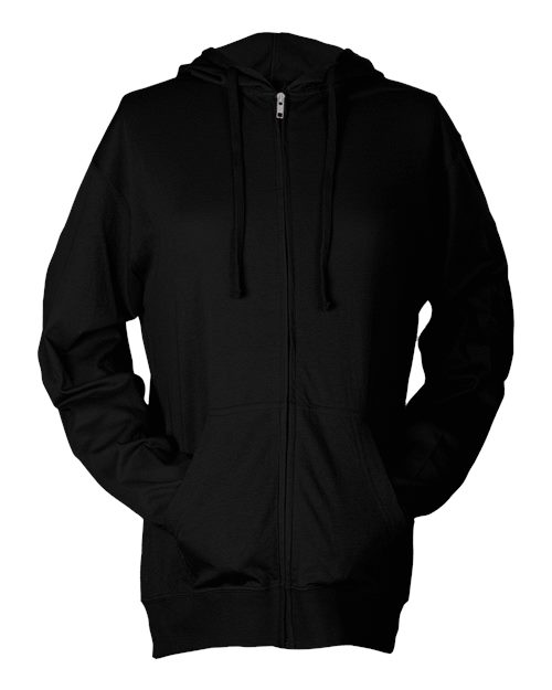 Beach Full-Zip Hooded Long Sleeve T-Shirt | USA Decoration