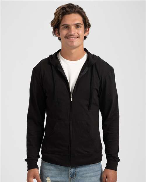 Beach Full-Zip Hooded Long Sleeve T-Shirt | USA Decoration