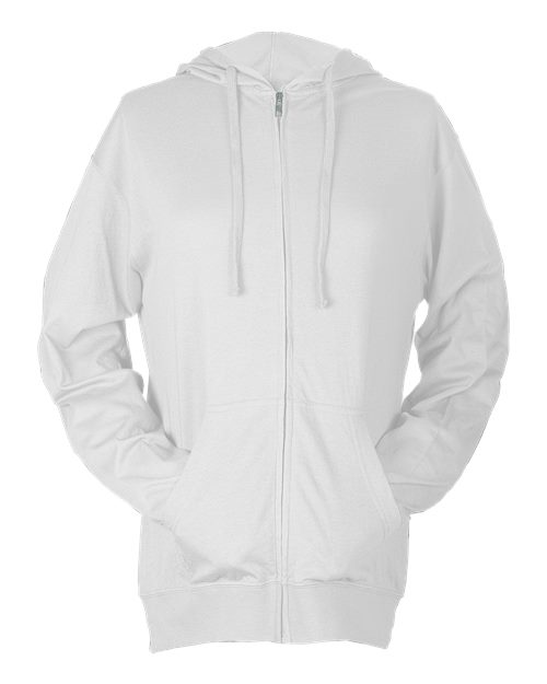 Beach Full-Zip Hooded Long Sleeve T-Shirt | USA Decoration