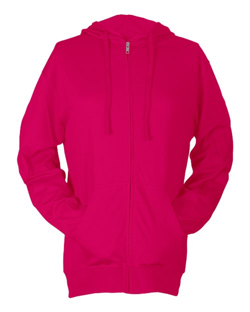 Beach Full-Zip Hooded Long Sleeve T-Shirt | USA Decoration