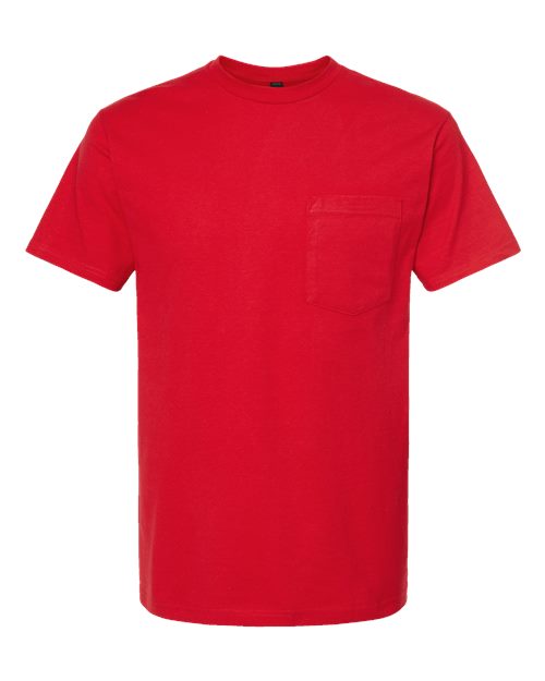 Heavyweight Jersey Pocket T-Shirt | USA Decoration