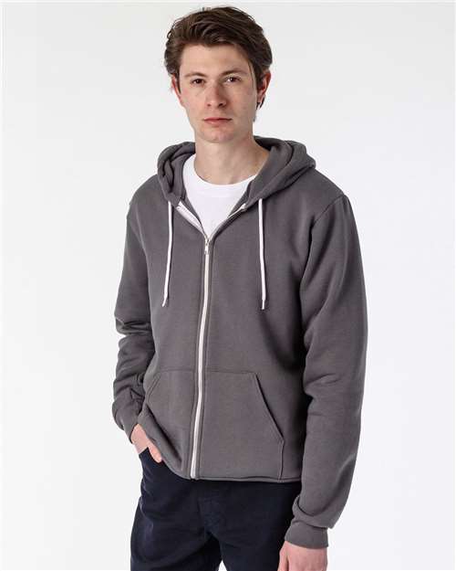 USA-Made Flex Fleece Full-Zip Hooded Sweatshirt | USA Decoration