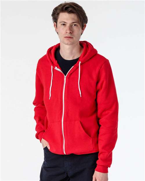 USA-Made Flex Fleece Full-Zip Hooded Sweatshirt | USA Decoration