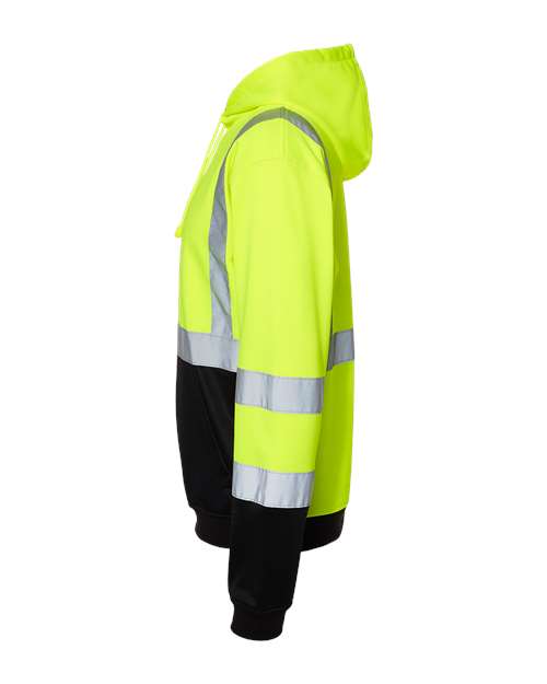 Hi-Vis Hooded Sweatshirt | USA Decoration