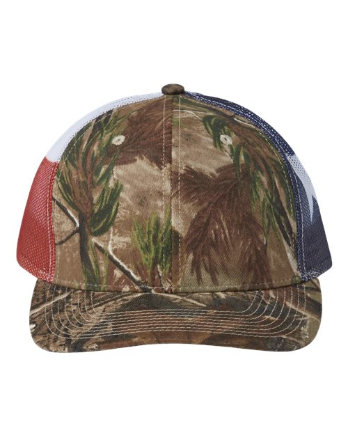 Printed Mesh Trucker Cap | USA Decoration