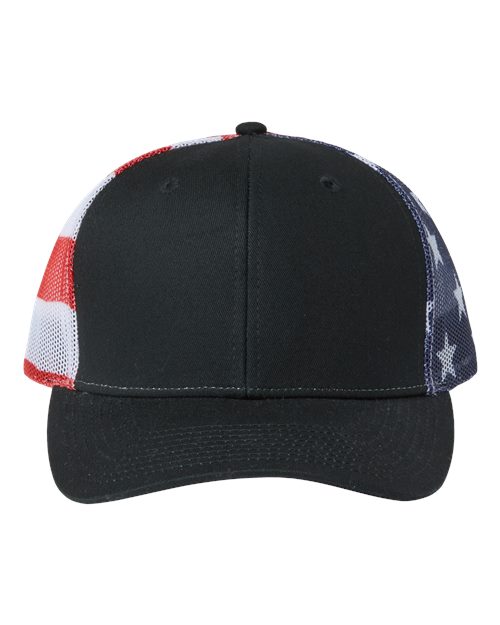 Printed Mesh Trucker Cap | USA Decoration