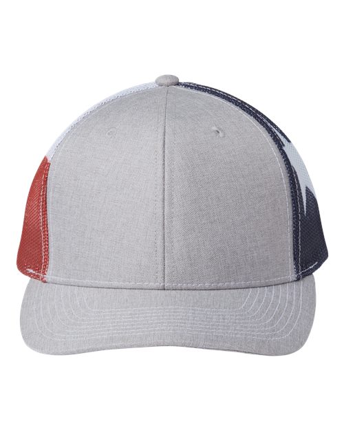 Printed Mesh Trucker Cap | USA Decoration