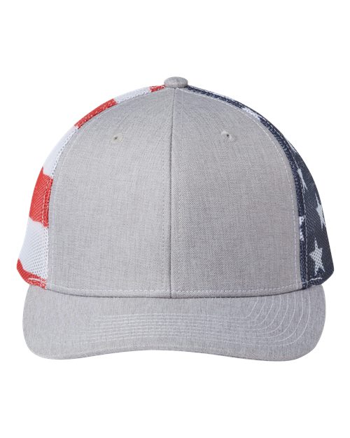 Printed Mesh Trucker Cap | USA Decoration