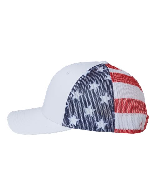 Printed Mesh Trucker Cap | USA Decoration