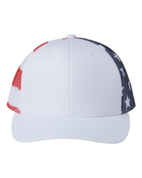 Printed Mesh Trucker Cap | USA Decoration