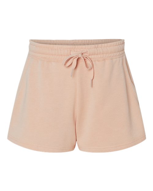 Women’s Lightweight California Wave Wash Fleece Shorts | USA Decoration