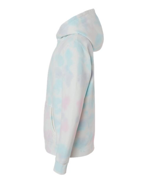 Youth Midweight Tie-Dyed Hooded Sweatshirt | USA Decoration