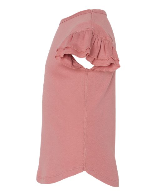 Toddler Flutter Sleeve Tee | USA Decoration