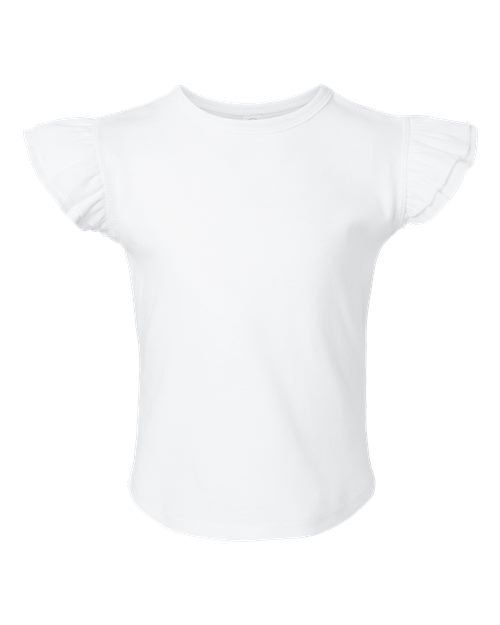 Toddler Flutter Sleeve Tee | USA Decoration