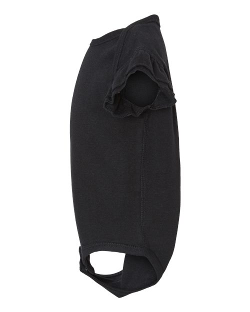 Infant Flutter Sleeve Baby Rib Bodysuit | USA Decoration