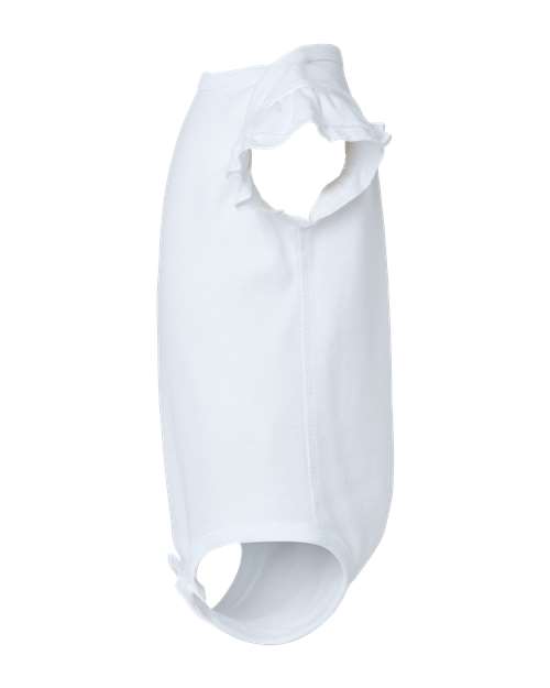 Infant Flutter Sleeve Baby Rib Bodysuit | USA Decoration